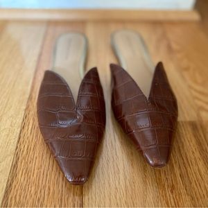 Who What Where Slip On Mules